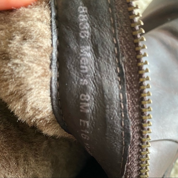 Men’s Genuine Leather/Shearling Chelsea Boots
